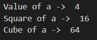 PYTHON CALCULATORS : Output