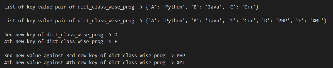 ADDING NEW ITEMS IN PYTHON DICTIONARY - Sayantan's Blog On Python ...